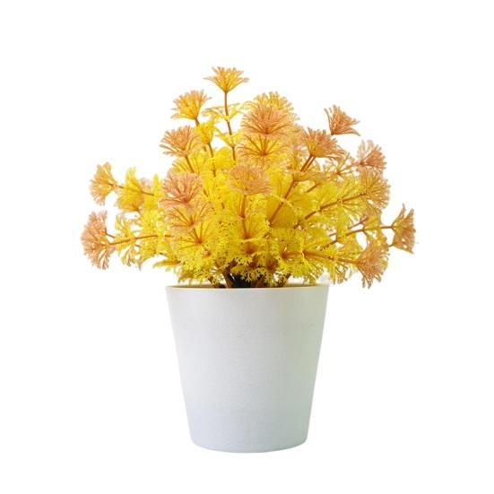 

Имитация бонсай уникальный не требующий полива простой в уходе искусственный поддельный зеленый настольный орнамент домашний декор