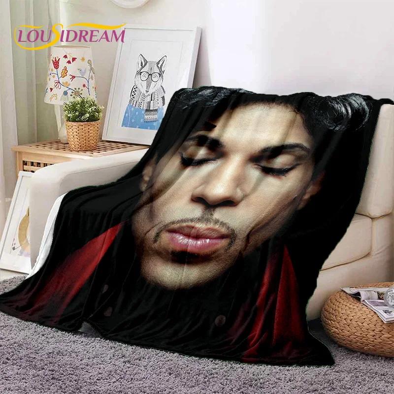 Artist Purple Rain Prince Rogers Nelson Soft Flannel Blanket,Throw Blanket Comfortable Blanket for Picnic Beds Sofa Home Bedroom