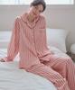 HYPHEN [2Pack] Kiss Me Silk Fit Unisex Long Sleeve Pajama Set