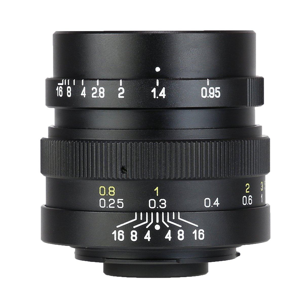 

ZHONG YI OPTICS Single Focus Lens SPEEDMASTER 25mm Four F0.95 (Micro Thirds) (Black) чорний