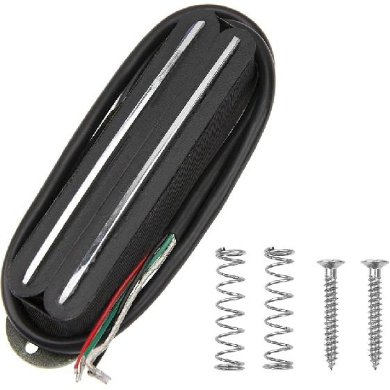 1Pcs Yootones Electric Guitar Dual Coil Humbucker Pickups Compatible with Fender Stratocaster Squier Telecaster (White)