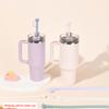 Paille de Rechange en Silicone avec Embout de Paille Paille Longue Réutilisable Paille pour Tasse Stanley 20/30/40oz Accessoires