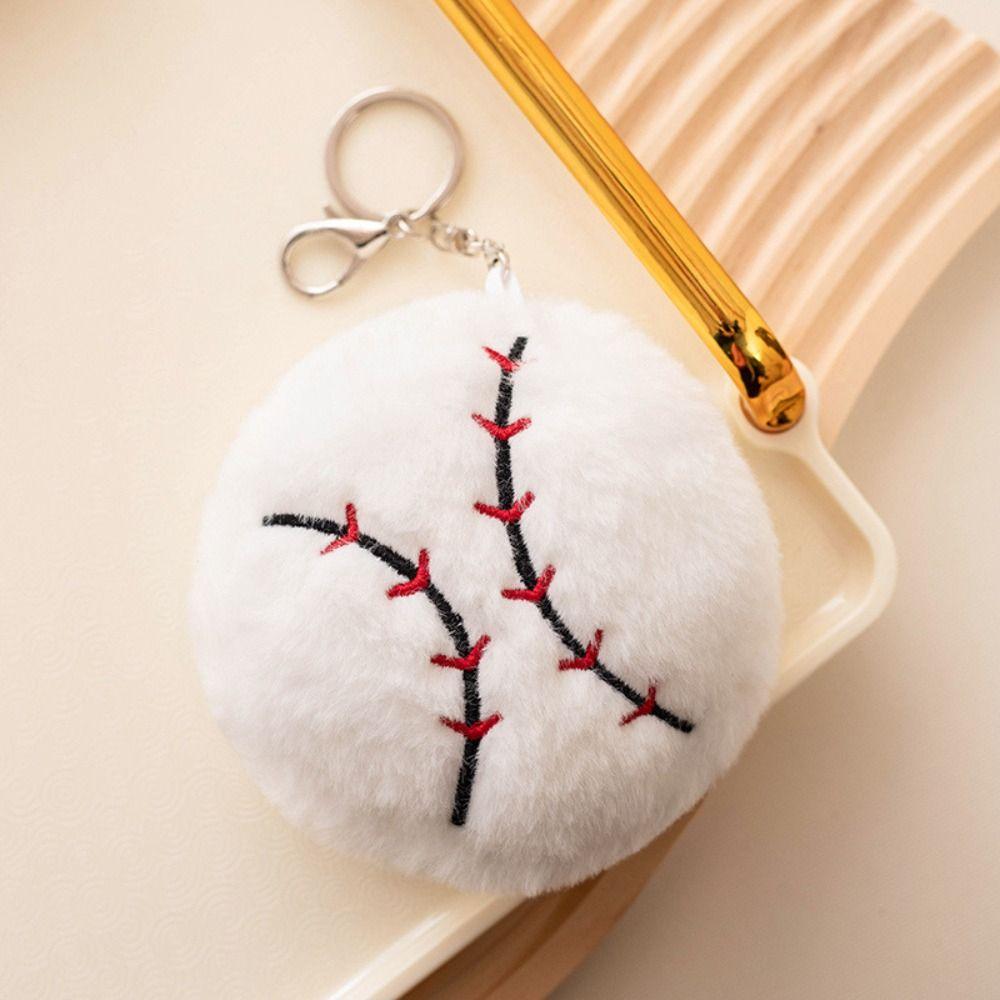 Basketball Baseball Basketball Plush Toy Keychain Plush Simulation Soccer Toy  Decoration