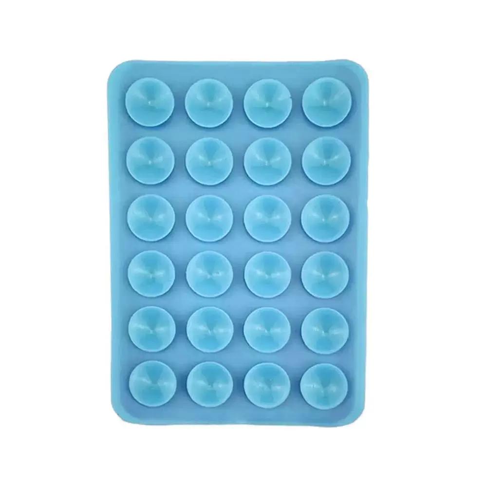 Mobile Phone Color Fixture Suction Cup Backed Adhesive Silicone Rubber Sucker Pad Double Side Silicone Suction Pad For Fixed Pad