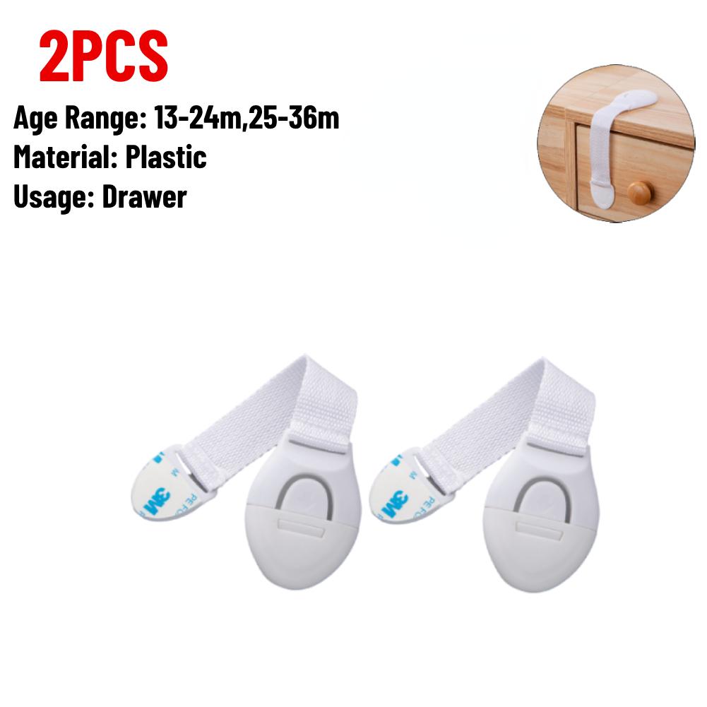 2-10pcs Child Safety Cabinet Lock Baby Security Protection Drawer Door Cabinet Lock Plastic Protection Kids Safety Door Locks