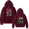 2026 Screams, Surrounding Cartoon Printed Sweater Autumn and Winter Casual Versatile Men's and Women's Long-sleeved Hoodie