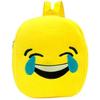 Adorable Cute Smile Emoji Face Backpack For Kids Crafted With Plush Material