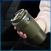 500ml Stainless Steel Coffee Tumbler Thermos Cup Portable Travel Thermal Mug For BMW M Performance 1 3 5 7 Series M3 M4 M5 M6 X1 X3 X5 X6 X7 E30 E34