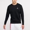Jordan Air Jordan Fleece Thickened And Fleece Lined Thermal Sports Crew Neck Pullover Sweatshirt Winter Men's Black DC6716-010