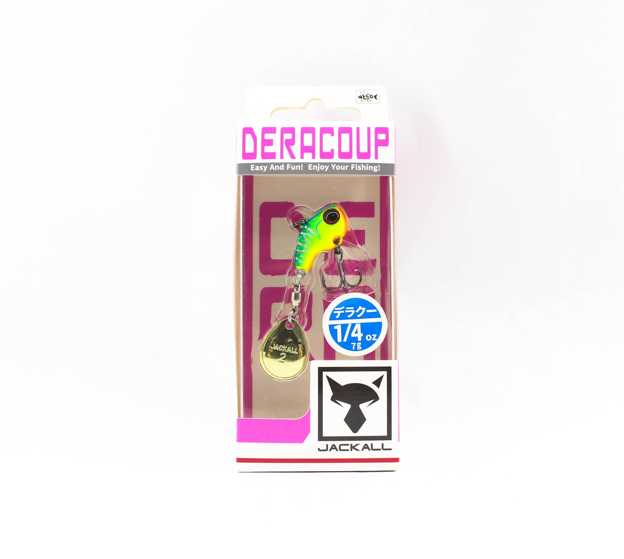 

Jackall Deracoup 1/4 унции Спин-хвост Тонущая приманка Blueback Chartreuse (2772)
