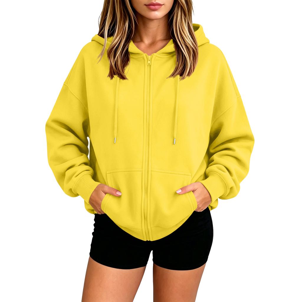 Women's Half Zip Pullover Hooded Sweatshirt for Fall Winter