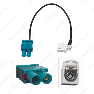 FAKRA-Z 2 Male To FAKRA-B 1 Female Car FM Radio Antenna Adapter Cable