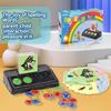 Spelling Fun Game Educational Toy, Interactive Spelling Board, 30 Cards 26 Letters, Parent-Child Learning Fun