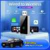 Carplay Wireless Adapter Android Auto 2in 1 Smart Dongle 2025 5G WIFI For iphone Android Phone For BMW X6 E71 F16 G06