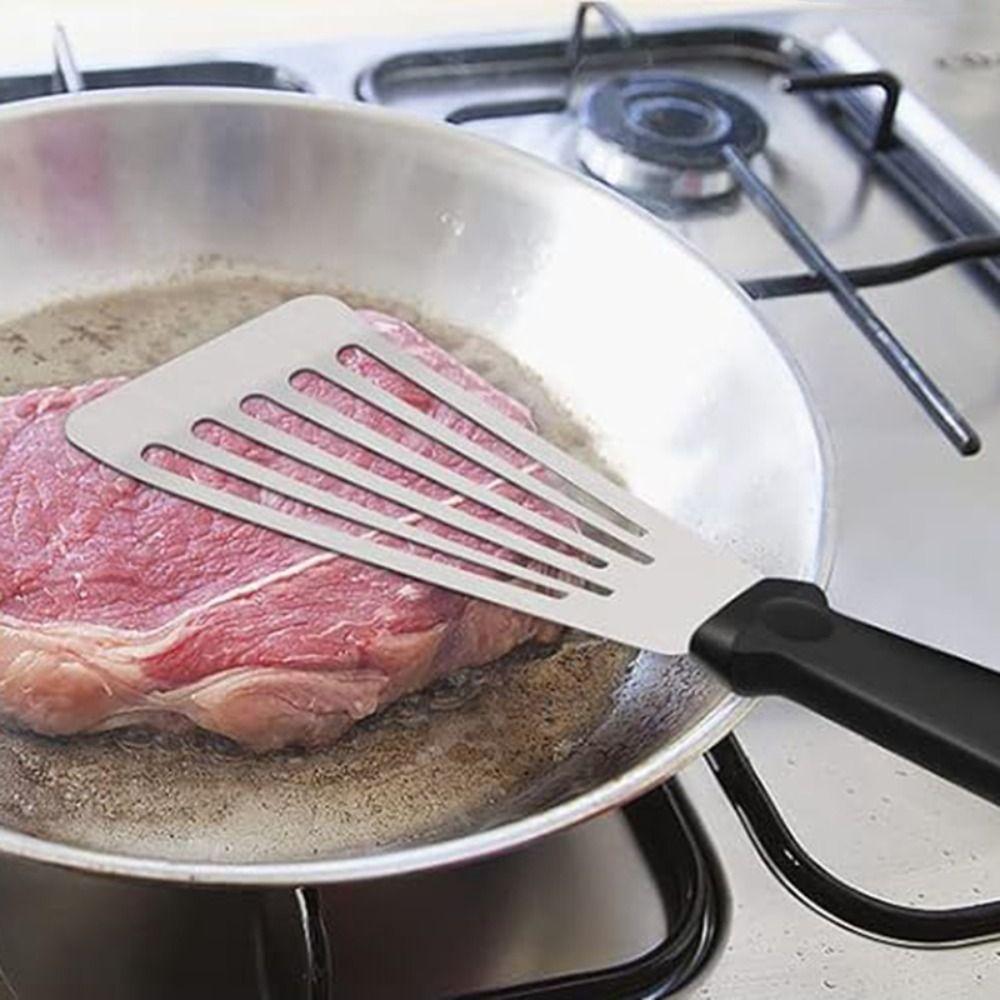 Rust Proof BBQ Spatula Non Stick Frying Turner Fish Frying Spatula Fast-food Restaurant