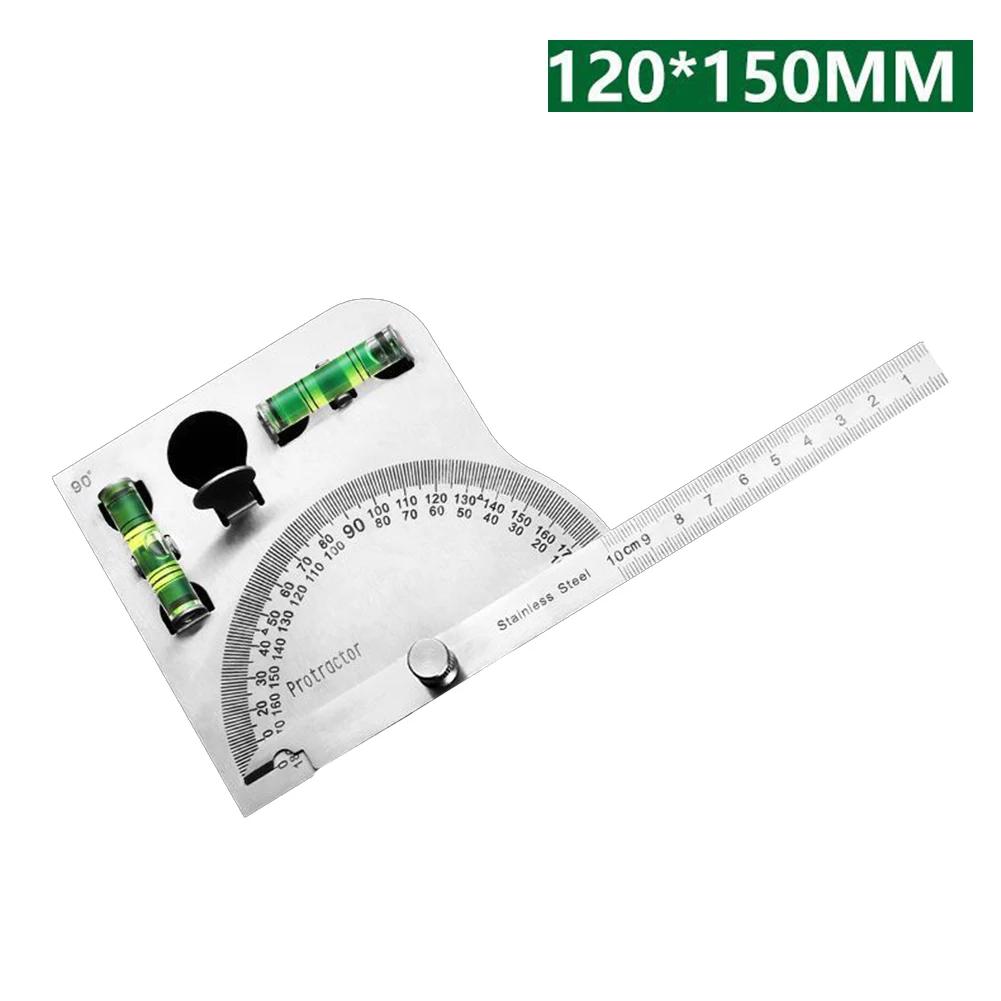 

Angle Ruler Protractor Measuring Tools Woodworking Multi-Function Angle Gauge Stainless Steel Industrial Dividing Rule