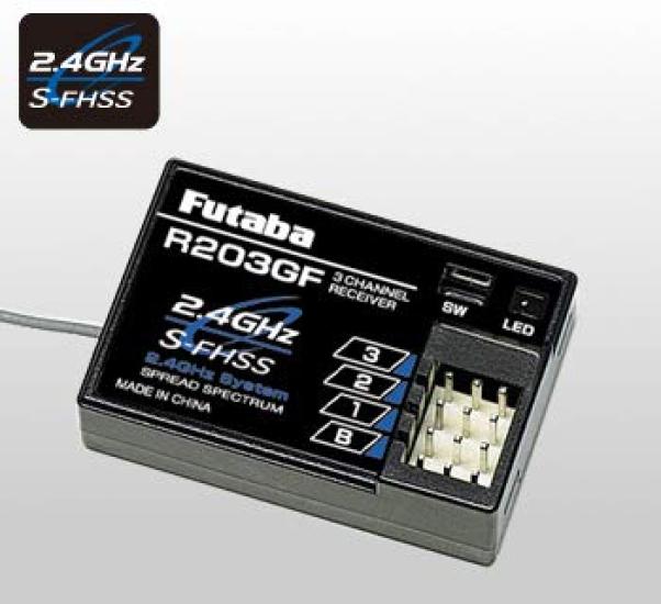 Futaba 3PVR203GF x 2 TransmitterRear Set, 3-Channel, for Cars (00008613-3)