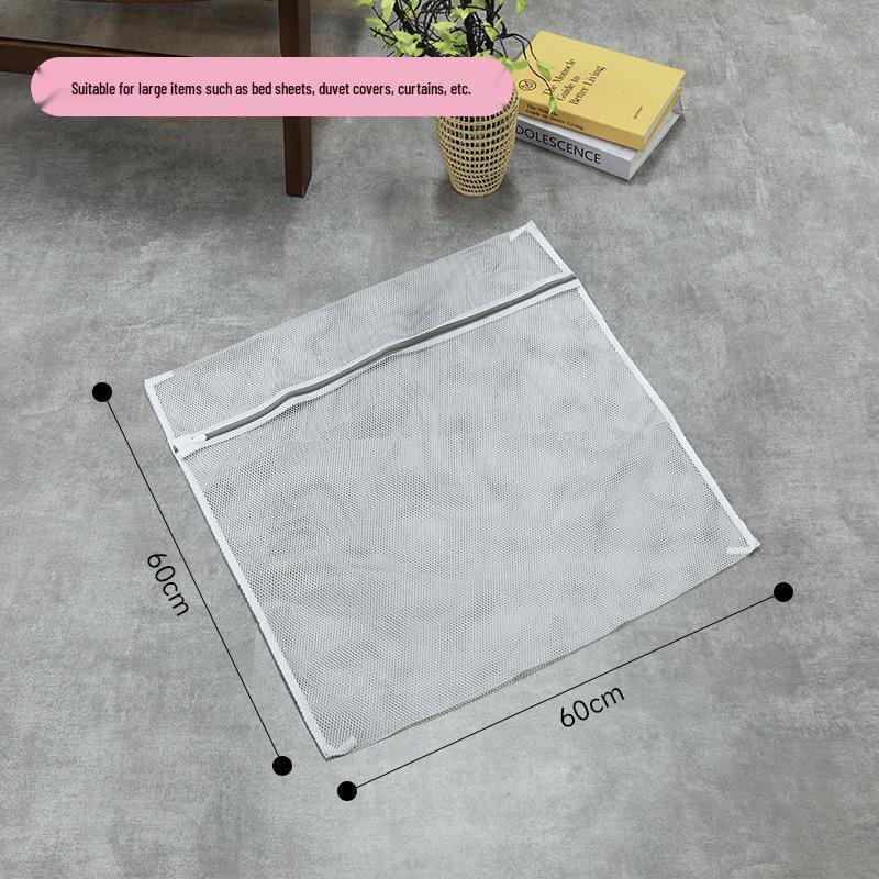 Spot Gray Coarse & Fine Mesh Laundry Bag - Anti-Deformation, Machine Washable Care Bag