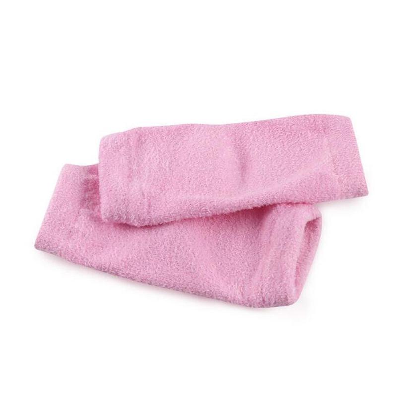 

2Pcs Moisturizing Gel Elbow Sleeve, Breathable Dry Skin Moisturizing Elastic Elbow Protector Elbow Protection Cover For SPA Home розовый
