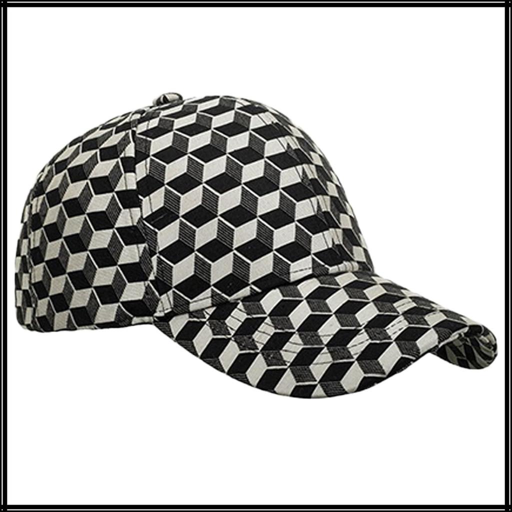 Trick Art CA651 [White Fang] Cap, Pattern, Hat, Sports, Running, Outdoor, Men, Women, (Coffee)