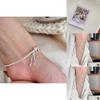 Elegant Pink Heart Charm Bracelet Delicate Bowknot Design Sweet Style Summer Jewelry For Women