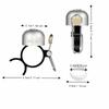 Handheld Wearable Running Bell Silicone Lining Bicycle Bell Portable Handheld Finger Bell