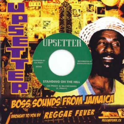 7-Inch-Schallplatte LEE PERRY, SILVERTONES / SHENLEY DU - Standing On The Hill / Standing On RF248 Upsetter/Reggae 1973 Europe Reggae, Ska & Dub