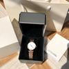 Armani AR11092 Women's Moon Phase Quartz Watch, High-End Fashionable Waterproof Steel Band with Pearl Accents