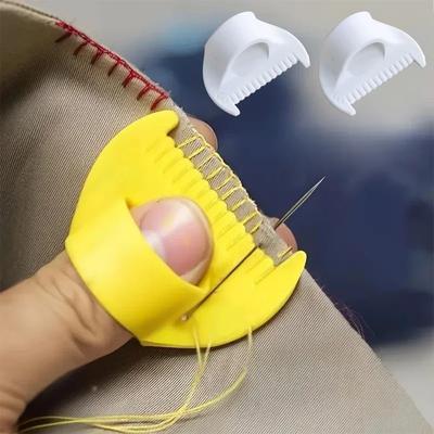 Beginners Seniors 2Pcs 3D Printing Sewing Guides 3mm 4mm Simple Edge Locking Sewing Template Tools