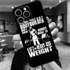 Bodybuilding Gym Fitness Case For iPhone 17 16 15 13 12 11 14 Pro Max Mini Plus 16e 17 Air Bumper Cover Accessories