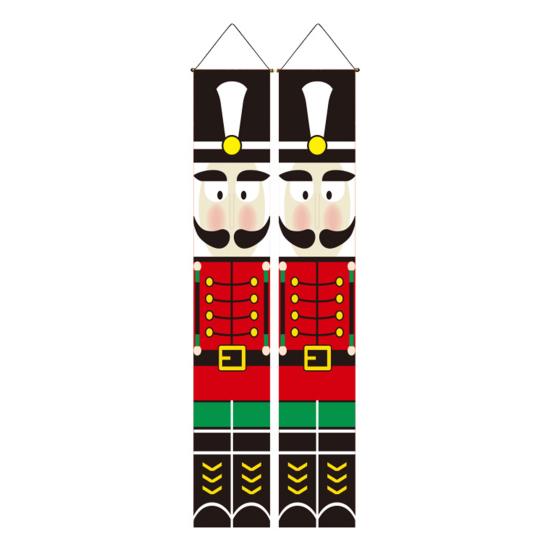 Christmas Porch Sign Bright Color Festival Supplies