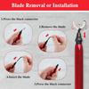 21PCS RB1000 Metal Deburring Tool Bulk Set Deburr Edge Cutting Tool with 360 Degree Rotary Head BS1010 Burr Removal Blades