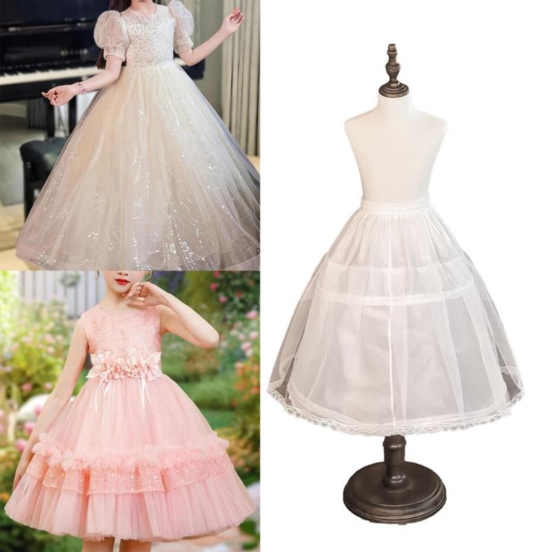 Breathable Polyester Hoop Skirt With Adjustable Waistband For Kids Special Occasion 60cm Childrens Dress Support Layer