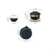 Travel Tea Set Chinese 1 Pot 3 Mini Cups Teapot and Cup Teaware for Thanksgiving