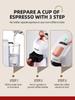 New Cafelffe 5 in 1 Multiple Capsule Coffee Machine Hot/Cold DG Cappuccino Nespresso Capsule ESE Pod Ground Coffee Cafeteria 19Bar,MK-606
