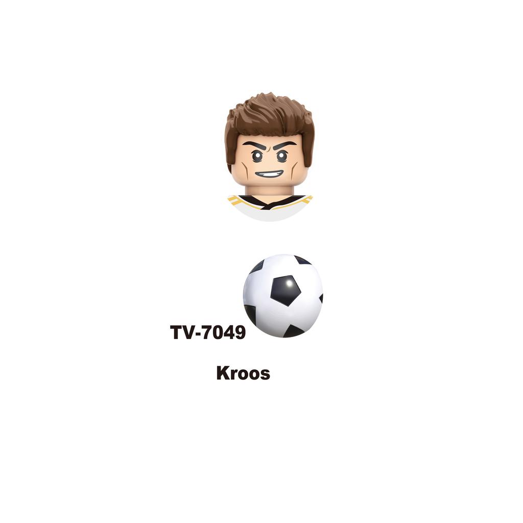 TV6506 TV6507 Action Toy Figures Football Players Assemble Bricks Building Blocks Gifts For Children Kids Small Dolls