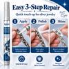 Silver Jewelry Repair Pen, Tarnish Remover Polishing Pen  for Silver Necklaces, Bracelets, Earrings