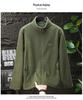 Jeep 2025 Men's Plus Velvet Fleece Zipper Hoodie Cardigan, Casual Autumn/Winter Long Sleeve Jacket
