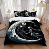 3pcs Sally Jack Printed Bedding Set, Soft and Comfortable Quilt Cover for Bedroom B078