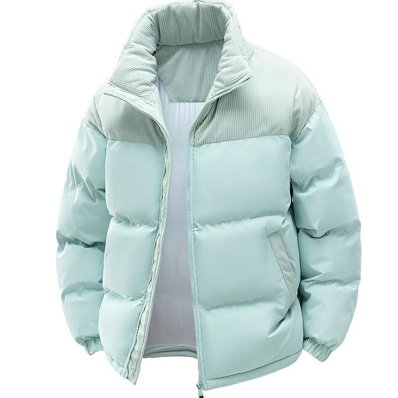 Cotton-padded Jackets Men's Winter Down Jackets with Thickened Down Warm and Cold-proof Cotton-padded Jackets