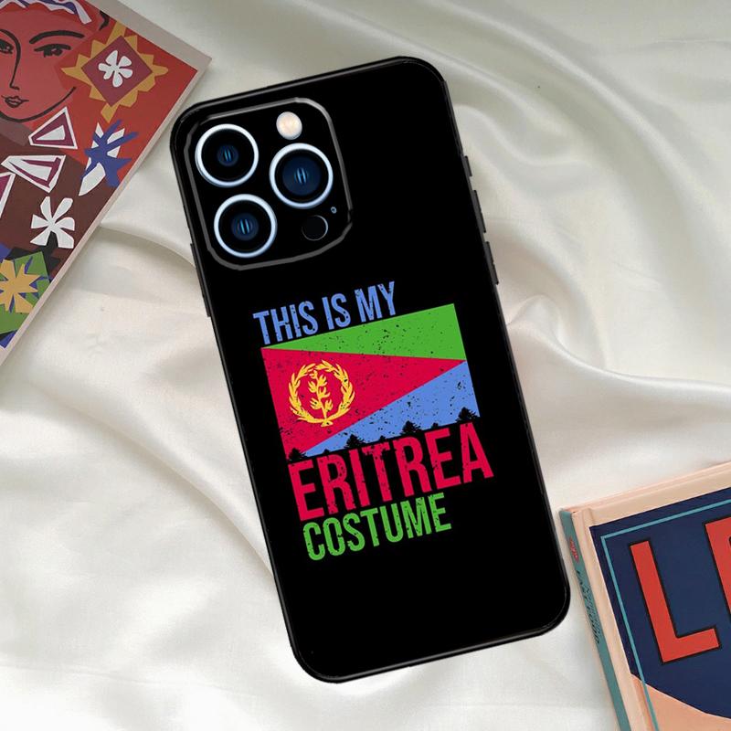 Eritrea Flag Phone Case For iPhone 17 16 15 13 12 11 14 Pro Max 16 Plus 12 13 Mini 16e 17 Air Funda Cover