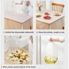 White Disposable Tablecloth Plastic Thickened Desk Protective Cover Rectangle Round Table Waterproof Oil-proof Table Cover