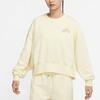Nike Loose Fit Crew Neck Sweatshirt Women Tops Coconut-Milk DR7837-113