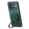 Etui na telefon Xiaomi Poco F7 Pro 5G/Xiaomi Redmi K80 5G z obrotową podpórką, skórzany pokrowiec na tył w stylu retro, redukcja stresu