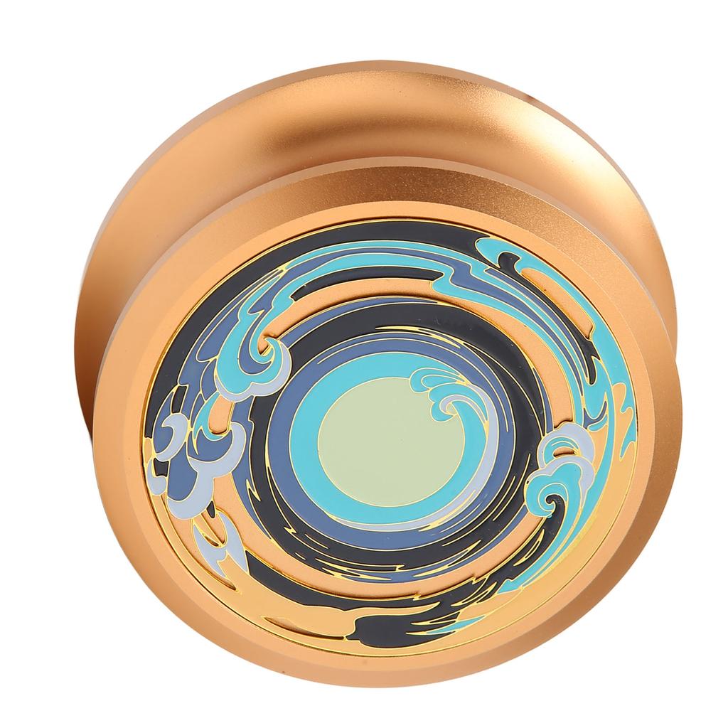 LP Vinyl Turntables Disc Stabilizer Professional Record Weight Clamp with Silicone Bottom Pad for Vibration Damping Gold