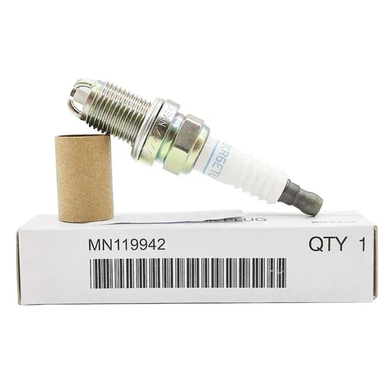 4/6PCS MN119942 BKR6ETUB Normal Spark Plugs Fit For MITSUBISHI High Quality MN19942 Ignition Plugs 4pcs