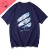 Himalaya Short-sleeved Snow Mountain Scenery Outdoor Adventure Tourism Personality Printed T-shirt Loose Pure Cotton Camisas