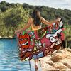 Game Pizza Tower Cartoon The Noise Towel Quick Drying Beach Towels Are Suitable For Swimming Pools Camping Yoga And The Gym