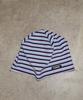 FIELDMANUAL Striped Fleece Beanie Navy