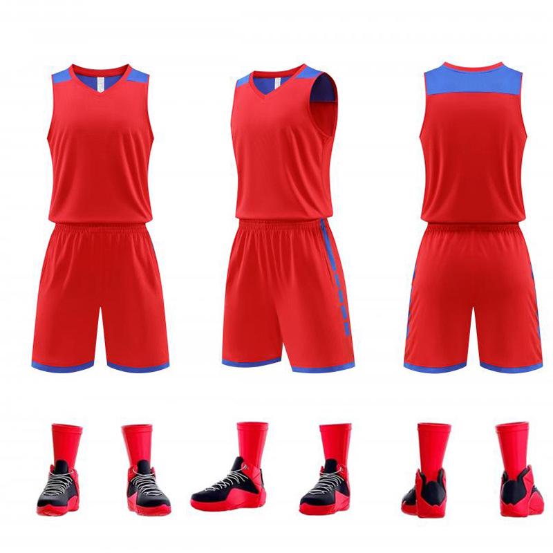 Speedy Quick-Drying Breathable Basketball Uniform Set for Men's Training & Competitions